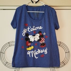 Disney Store Minnie Mickey T-Shirt XL